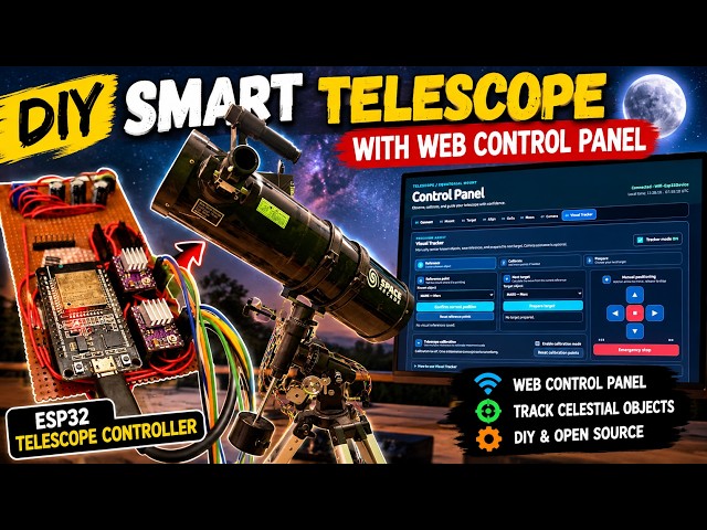 I Built a Telescope Control System From Scratch! 🔭 | DIY Smart Telescope – Part 3 September 2026