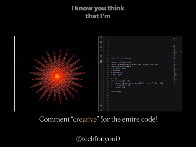 Watch Python Turn Code Into Art!✨