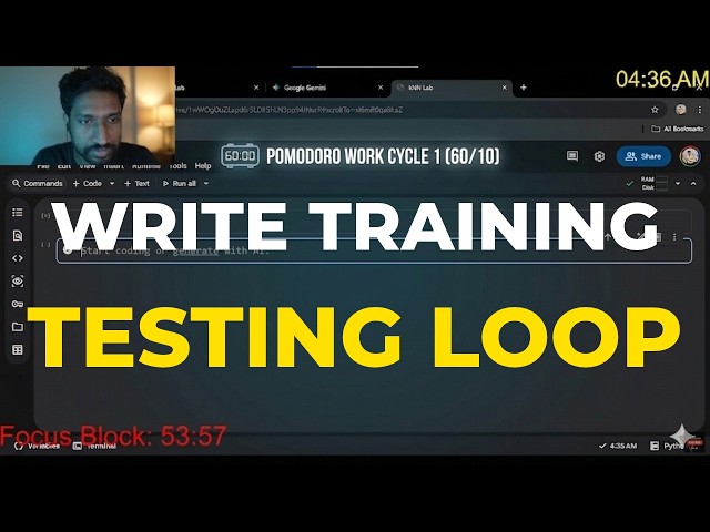 4:30AM Self-Study | Write Testing Loop for Improved Neural Network