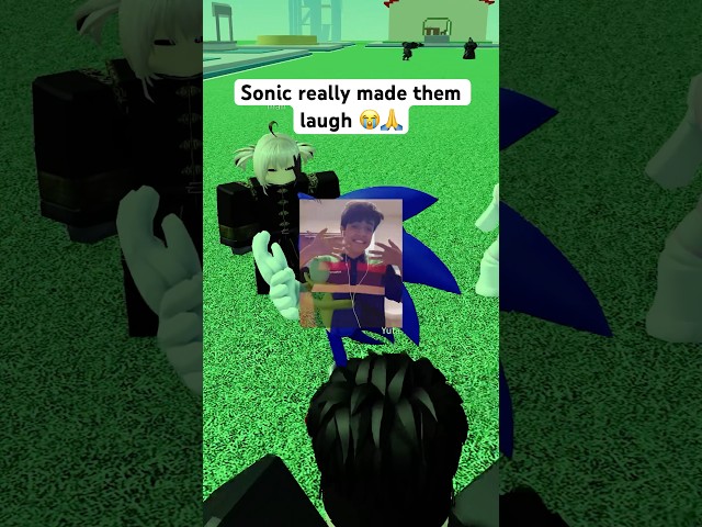 SONIC MADE EVERYONE LOSE IT 😭🙏 #roblox #micup #sonic