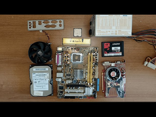 Pentium E6500 + ATI Radeon X1550 Retro PC Build! #7