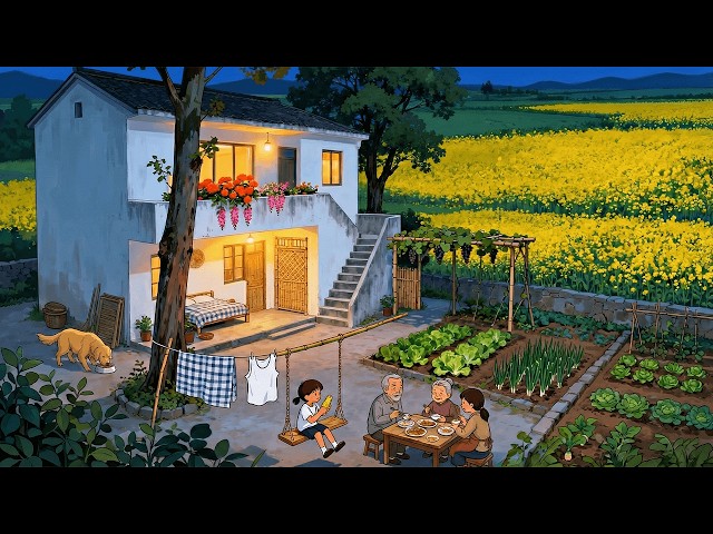 A Quiet Summer Day with Grandparents in the Countryside | Ghibli Style Video