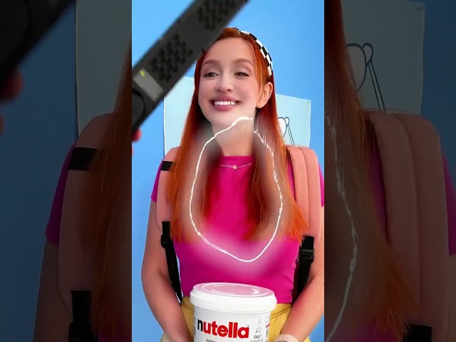 🩵¡Sorpresa en un frasco gigante de Nutella! ¡Descubre el truco de belleza más divertido!