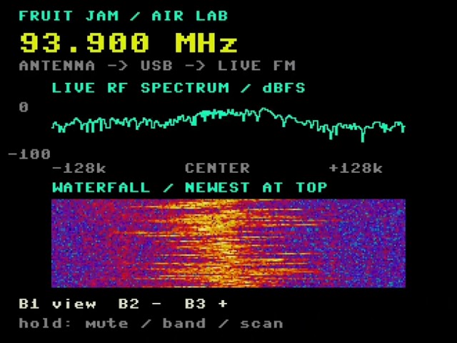 radio has a user interface ...