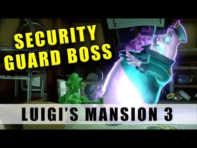 Luigi's Mansion 3 Security Guard ghost boss - 3F boss
