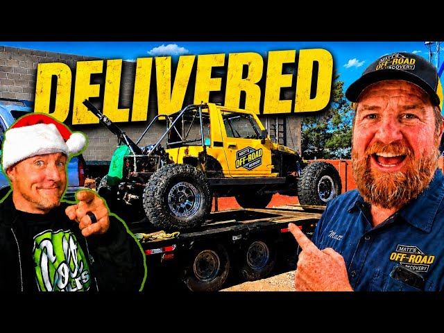 I Deliver The World's Smallest Off Road Wrecker To @Matt's Off Road Recovery