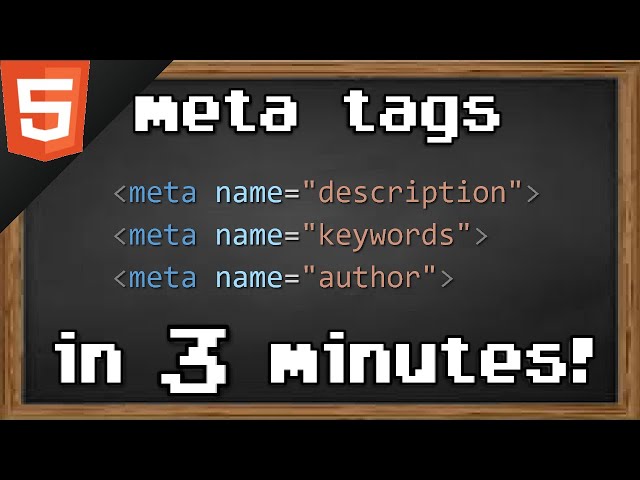 Learn HTML meta tags in 3 minutes 🏷️