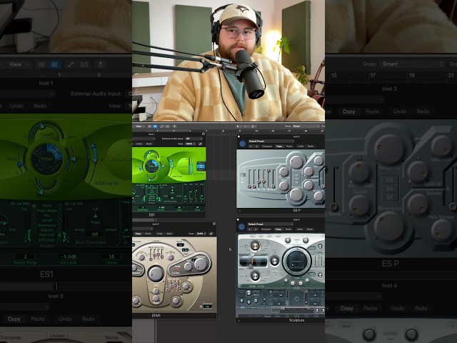 The UGLIEST synths sound good?!? #logicpro #synthesizer #musicproduction #housemusic #sounddesign