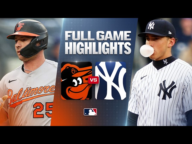 ORIOLES vs. YANKEES: Official Full Game 1 Highlights (September 25) | 2026 MLB Season
