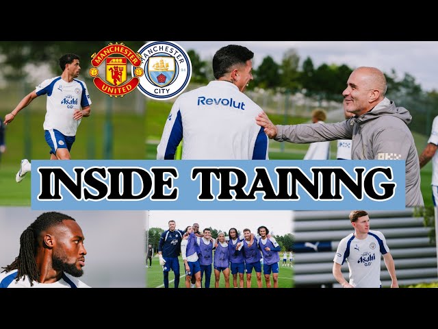 INSIDE TRAINING: MARESCA UNLEASHES SECRET WEAPON AS MANCHESTER CITY GETS HUGE TRIPLE DERBY BOOST!