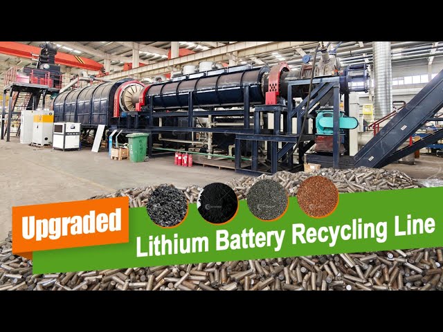 New Technology:Lithium-Ion Battery Recycling Line | Black Mass,Copper,Aluminum collection