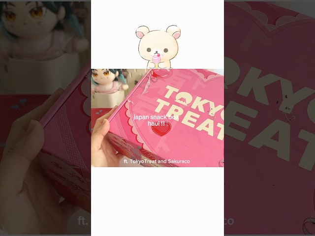 ꒰ྀི১ ໒꒱ིྀ japan snack box haul !! #aesthetic #snacks #japanhaul #ramunesoda #minivlog #cute