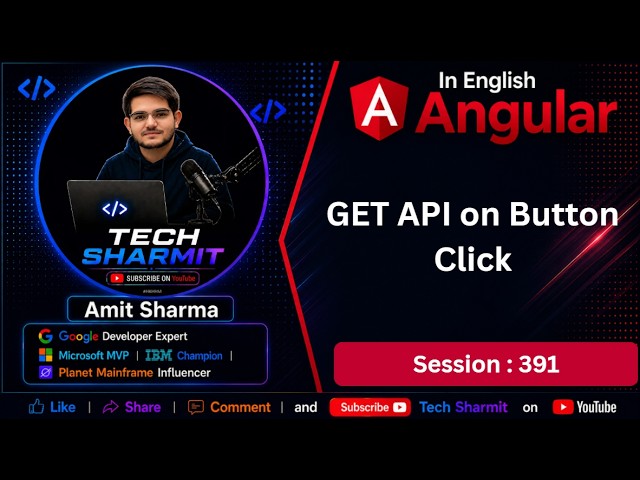 GET API on button click in angular in English | Angular Tutorial (Ep-391)