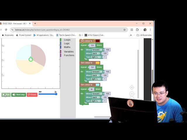 Tutorial: AMT Coding Challenge (OUCC) Blockly Lesson. Pie Chart, Hidden Door