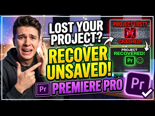 How to Recover an Unsaved Project in premiere pro