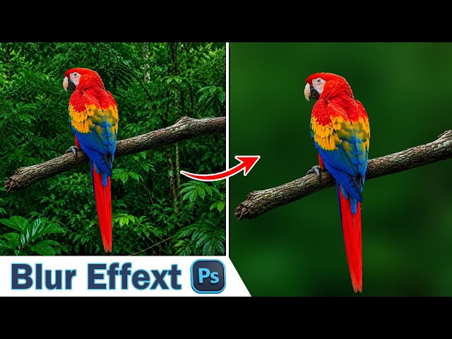 How to Blur Background in Photoshop | Easy Depth of Field & Blur Effect Tutorial | Ayaz Inspire
