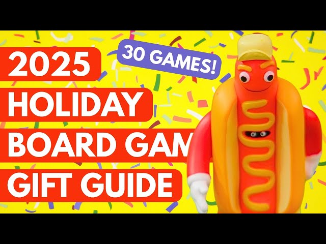 Holiday Board Game Gift Guide 2025  |  Best Gift Ideas for Families, New Gamers and More