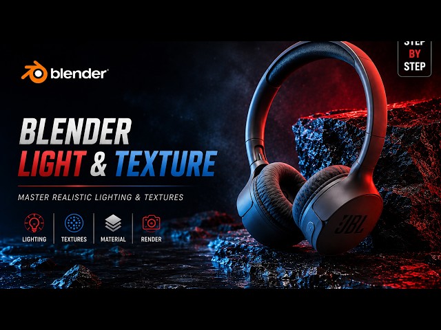 Blender Lighting & Texturing Tutorial | Create Realistic Product Renders