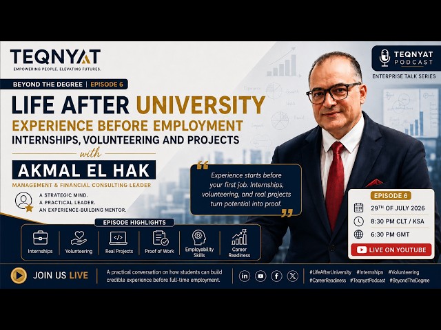 🎙️Life After University - Experience Before Employment: Internships, Volunteering and Projects