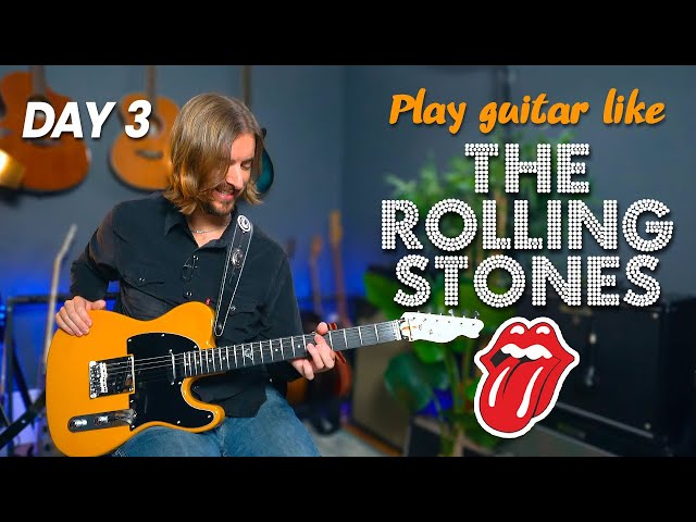 Day 3 - Start Me Up in OPEN G Tuning - Play Guitar Like The Rolling Stones in 10 Days