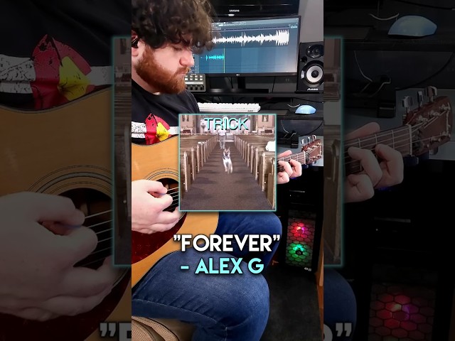 Playalong/Cover of "Forever" by Alex G 🔥 #guitar #guitarcover #acoustic