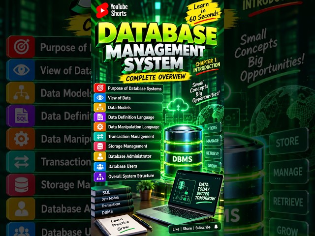 Database Management System #computerscience #DBMS #shorts #shortsfeed #shortviral #short #education