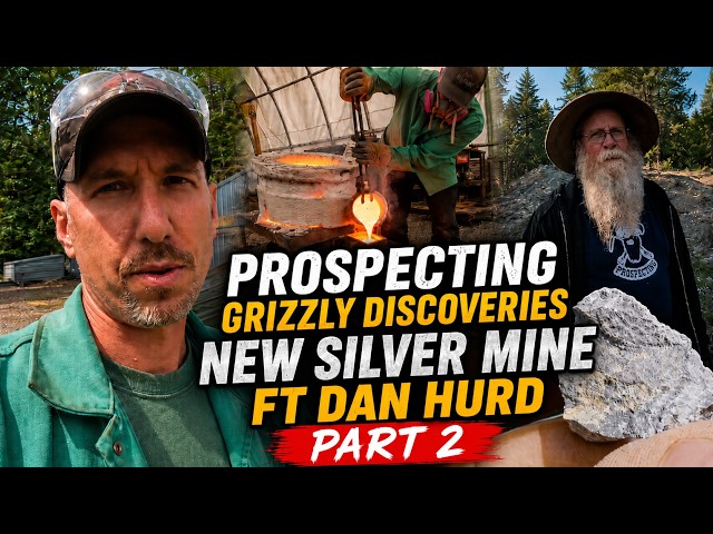 Processing Ore From a Rich New Silver Mine... GOLD??? Grizzly Discoveries Part 2