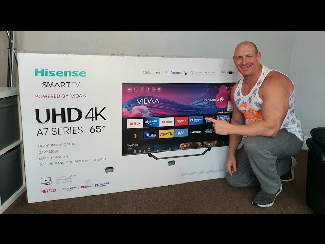 Hisense A7G QLED, unboxing, setup & demo