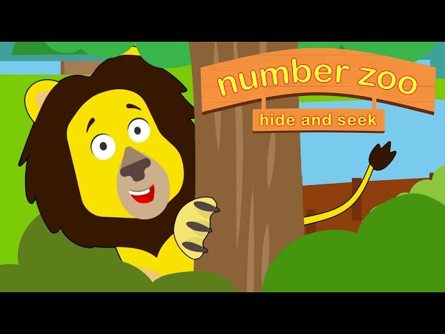 Number Zoo Hide and Seek Part 1 | Animals For Kids | Toddler Fun Learning