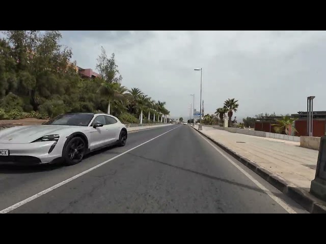 ...from A from Villa del Conde Playa Meloneras to B Faro 2 in Maspalomas