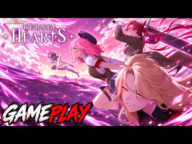 KERNEL HEARTS Gameplay Walkthrough - First 2 Hours [4K 60FPS No Commentary]