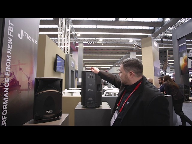 FBT JMaxX - A new range of active loudspeakers from FBT released at Prolight + Sound 2019