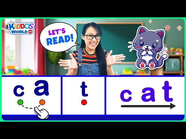 Teach Kids How to Read 3-Letter Words - Easy Way to Learn Reading for Kids with Miss V