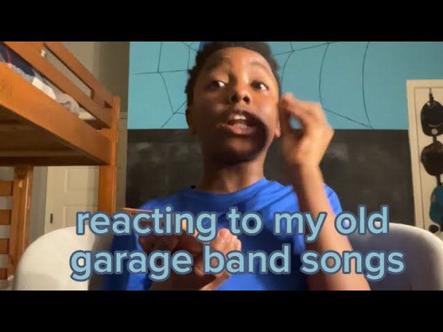 reacting to my old garageband songs🎸