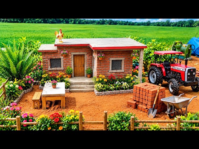 DIY Construction Science Project – Building a Mini House with Brick and Cement