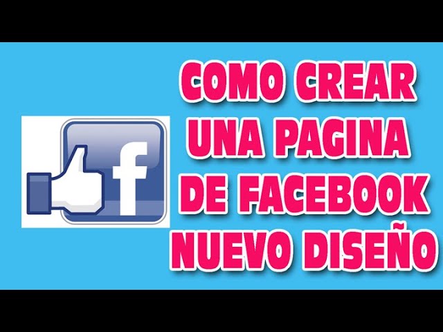 How to create a new version of a FACEBOOK PAGE: create a profile and cover photo