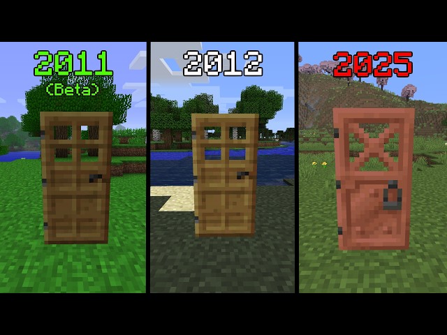 Minecraft sounds in 2012 vs Now