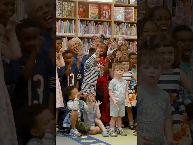 Michelle and I loved reading to this bright group of kids today!