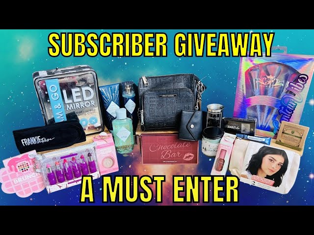 A MUST ENTER SUBSCRIBER GIVEAWAY | DO NOT MISS THIS ONE! | CLICK WATCH & ENTER TO WIN