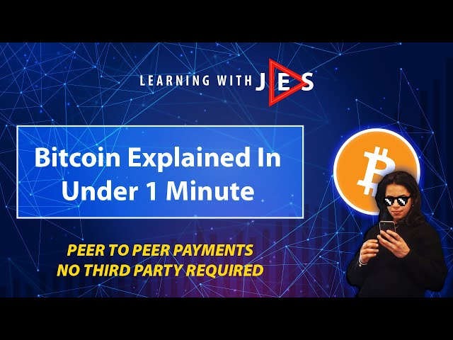 Bitcoin Explained In Under 1 Minute