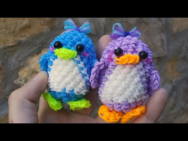 Updated Loomigurumi Penguin Tutorial (Rainbowloom)