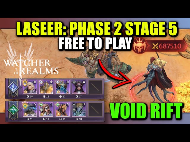 F2P Void Rift Laseer - Phase 2 Stage 5 - LUDWIG | Watcher of Realms