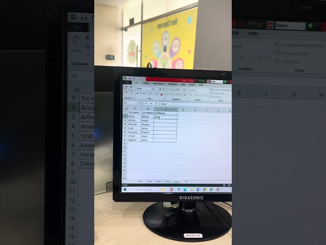 Flash Fill Data Entry Excel