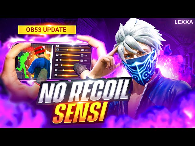 NO RECOIL SENSI + SETTINGS ☠️ AUTO HEADSHOTS 2GB,4GB,6GB,8GB,12GB 💀 BEST SENSITIVITY OB53 ☠️🔥