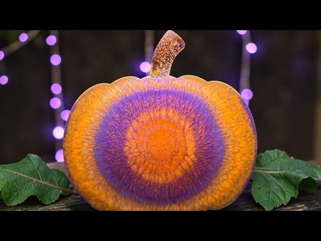 #550 Vibrant Pumpkin Easy Fast Pour in Epoxy Resin