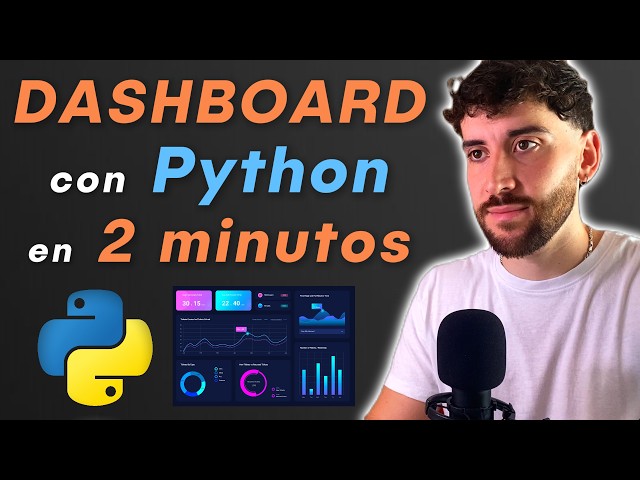 I Created a Dashboard in 2 Minutes with Python!📊(Super Easy)
