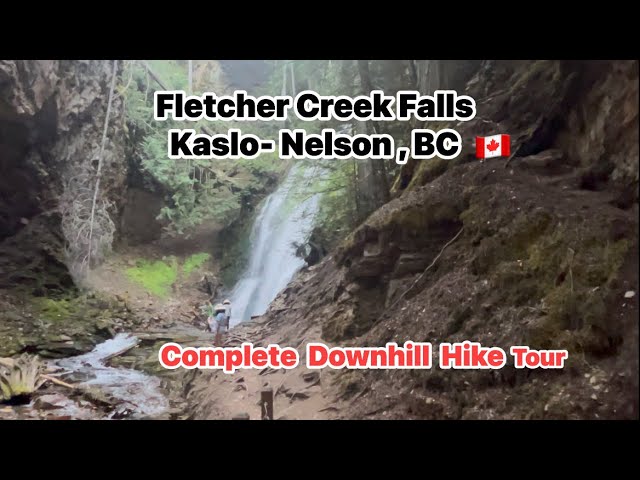 Fletcher Creek Falls | Kaslo, BC to Nelson, BC | Kootenay Lake, British Columbia, Canada 