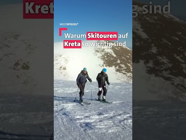 Skifahren für den Zusammenhalt! #kreta #ski #weltspiegel