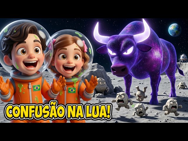Galaxy Bull 🚀 – Chaos on the Moon! 😱🌙 | Só Alegria Kids