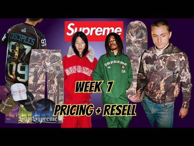 Supreme Week 7 FW26: Prices + Best Resell Picks